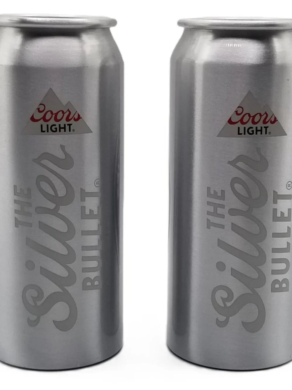 Coors Light Born in the Rockies Aluminum Can Tumblers Set of 2 Beer Drinkware
